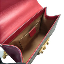 Load image into Gallery viewer, Gucci Padlock Canvas Crossbody Bag Bicolor