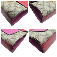 Load image into Gallery viewer, Gucci Padlock Canvas Crossbody Bag Bicolor