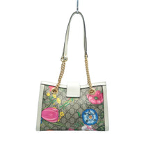 Load image into Gallery viewer, Gucci Padlock Flora Small GG Supreme Canvas Shoulder Bag Beige