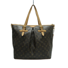 Load image into Gallery viewer, Louis Vuitton Palermo GM Monogram Canvas Satchel Bag Brown