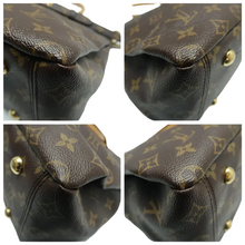 Load image into Gallery viewer, LOUIS VUITTON Pallas Mongoram Canvas Satchel Brown