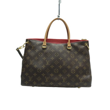 Load image into Gallery viewer, LOUIS VUITTON Pallas Mongoram Canvas Satchel Brown