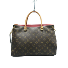 Load image into Gallery viewer, Louis Vuitton Pallas Monogram Canvas Satchel Bag Brown