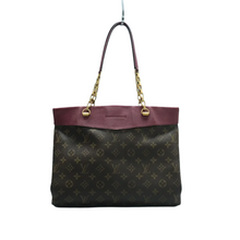 Load image into Gallery viewer, Louis Vuitton Pallas Mongoram Canvas Shoulder Bag Brown