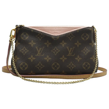 Load image into Gallery viewer, Louis Vuitton Pallas Mongoram Canvas Shoulder Bag Brown