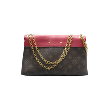 Load image into Gallery viewer, Louis Vuitton Pallas Chain Monogram Canvas Shoulder Bag Brown