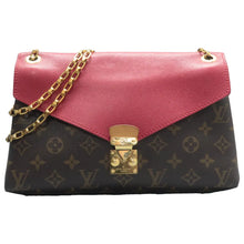 Load image into Gallery viewer, Louis Vuitton Pallas Chain Monogram Canvas Shoulder Bag Brown