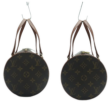Load image into Gallery viewer, Louis Vuitton Papillon W/P Monogram Canvas Tote Bag Brown