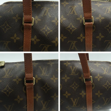 Load image into Gallery viewer, Louis Vuitton Papillon W/P Monogram Canvas Tote Bag Brown