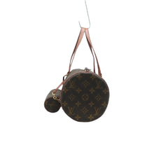 Load image into Gallery viewer, LOUIS VUITTON Papillon Monogram Canvas Shoulder Bag Brown