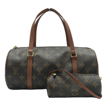 Load image into Gallery viewer, Louis Vuitton Papillon W/P Monogram Canvas Tote Bag Brown
