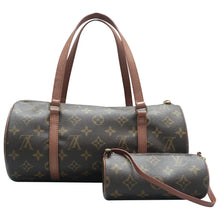 Load image into Gallery viewer, Louis Vuitton Papillon Monogram Leather Tote Bag Brown