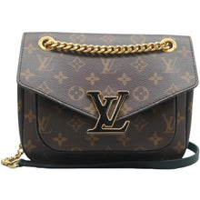 Load image into Gallery viewer, LOUIS VUITTON Passy Monogram Canvas Shoulder Bag Brown