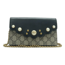 Load image into Gallery viewer, GUCCI Peony Canvas Shoulder Bag Bicolor