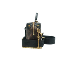 Load image into Gallery viewer, Louis Vuitton  Petite Malle Souple Monogram Canvas Shoulder Bag Black