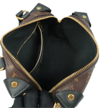 Load image into Gallery viewer, Louis Vuitton  Petite Malle Souple Monogram Canvas Shoulder Bag Black