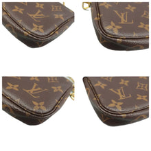 Load image into Gallery viewer, Louis Vuitton Mini Pochette Accessories Monogram Shoulder Bag Brown