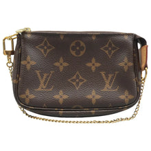 Load image into Gallery viewer, Louis Vuitton Mini Pochette Accessories Monogram Shoulder Bag Brown