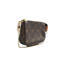 Load image into Gallery viewer, Louis Vuitton Mini Pochette Accessories Monogram Shoulder Bag Brown
