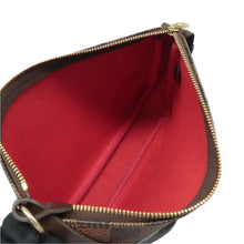 Load image into Gallery viewer, Louis Vuitton Pochette Accessoire Damier Ebene Canvas Tote Bag Brown