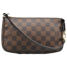 Load image into Gallery viewer, Louis Vuitton Pochette Accessoire Damier Ebene Canvas Tote Bag Brown