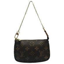 Load image into Gallery viewer, Louis Vuitton Pochette Accessoire Monogram Canvas Tote Bag Brown