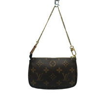 Load image into Gallery viewer, Louis Vuitton Pochette Accessoire Monogram Canvas Tote Bag Brown