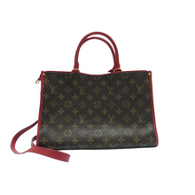 Load image into Gallery viewer, Louis Vuitton Popincourt Monogram Canvas Satchel Bag Brown