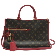 Load image into Gallery viewer, Louis Vuitton Popincourt Monogram Canvas Satchel Bag Brown