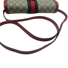 Load image into Gallery viewer, GUCCI Queen Margaret Canvas Shoulder Bag Brown