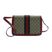 Load image into Gallery viewer, GUCCI Queen Margaret Canvas Shoulder Bag Brown