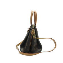 Load image into Gallery viewer, Louis Vuitton Rivoli Monogram Canvas Satchel Bag Brown