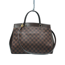 Load image into Gallery viewer, Louis Vuitton Rivoli Damier Ebene Canvas Satchel Bag Brown