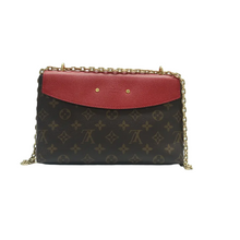 Load image into Gallery viewer, Louis Vuitton Saint Placide Monogram Canvas Shoulder Bag Red