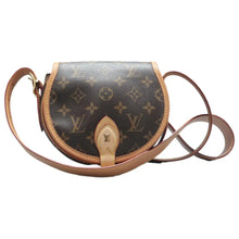 Load image into Gallery viewer, Louis Vuitton Tambourin Monogram Canvas Shoulder Bag Brown