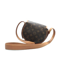 Load image into Gallery viewer, Louis Vuitton Tambourin Monogram Canvas Shoulder Bag Brown