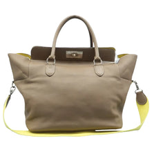 Load image into Gallery viewer, Hermes Toolbox Leather Satchel Bag Brown