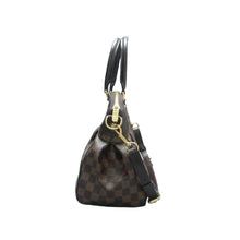 Load image into Gallery viewer, LOUIS VUITTON Trevi Damier Ebene Canvas Satchel Bag Brown