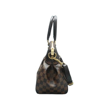Load image into Gallery viewer, LOUIS VUITTON Trevi Damier Ebene Canvas Satchel Bag Brown