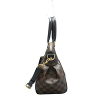 Load image into Gallery viewer, LOUIS VUITTON Trevi Damier Ebene Canvas Satchel Bag Brown