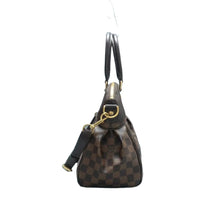 Load image into Gallery viewer, LOUIS VUITTON Trevi Damier Ebene Canvas Satchel Bag Brown