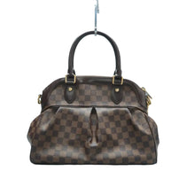 Load image into Gallery viewer, LOUIS VUITTON Trevi Damier Ebene Canvas Satchel Bag Brown