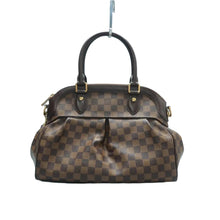 Load image into Gallery viewer, LOUIS VUITTON Trevi Damier Ebene Canvas Satchel Bag Brown
