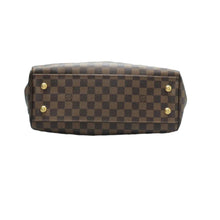 Load image into Gallery viewer, LOUIS VUITTON Trevi Damier Ebene Canvas Satchel Bag Brown