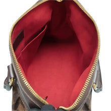Load image into Gallery viewer, LOUIS VUITTON Trevi Damier Ebene Canvas Satchel Bag Brown