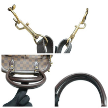 Load image into Gallery viewer, LOUIS VUITTON Trevi Damier Ebene Canvas Satchel Bag Brown