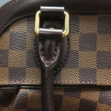 Load image into Gallery viewer, LOUIS VUITTON Trevi Damier Ebene Canvas Satchel Bag Brown