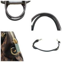 Load image into Gallery viewer, LOUIS VUITTON Trevi Damier Ebene Canvas Satchel Bag Brown