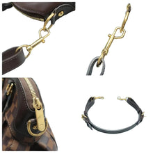 Load image into Gallery viewer, LOUIS VUITTON Trevi Damier Ebene Canvas Satchel Bag Brown