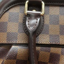 Load image into Gallery viewer, LOUIS VUITTON Trevi Damier Ebene Canvas Satchel Bag Brown